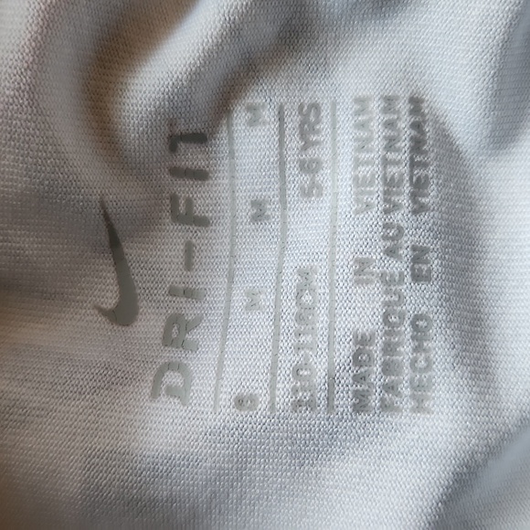 Nike girls black and white floral print capri leggings size 6 - Picture 7 of 8